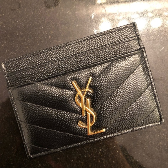 Yves Saint Laurent Accessories Ysl Cardholder Poshmark